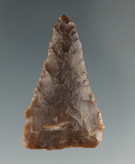 1 3/4" Triangular Knife made from brown Jasper. Found near the Columbia River, OR.