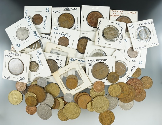 Bag World Coins (mostly Mexico)