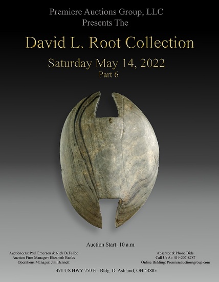 David Root Artifact Auction #6 - Premiere Auctions