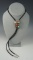 Vintage Southwestern jewelry: bolo tie with a 2