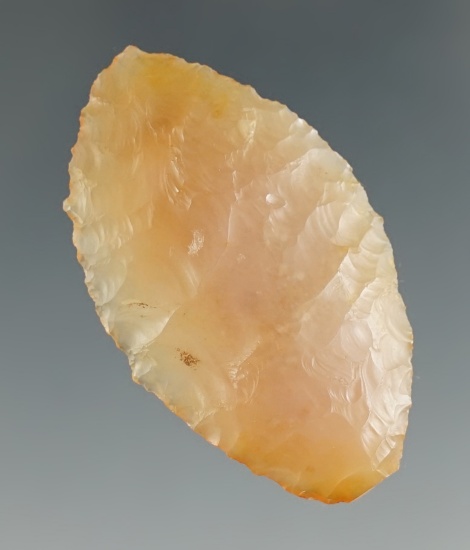 1 11/16" Cascade made from semi-translucent Agate. Found in Washington. Bennett COA.
