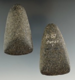 Pair of stone tools found in Ohio that are nicely made in excellent condition. Both around 2 3/4