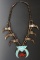 Exceptionally large! Vintage Southwestern Zuni necklace.  Measures 34