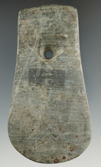 4 5/16" Keyhole Pendant found in Randolph Co., Indiana. Ex. Driskill (#D.96), Teill, David Roo.