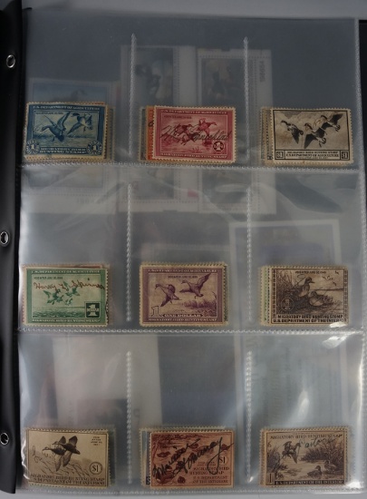 Federal duck stamp complete set 1935-2000. Some signed, some unsigned. Some duplicates.