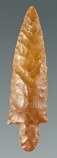 1 1/4" Dagger made from yellow and brown Jasper. Found near the Columbia River, Oregon.