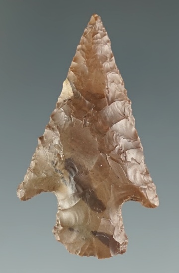 1 1/2" Merrybell Point made from brown Jasper. Found near the Columbia River, Oregon.