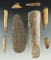 Group of eight Inuit artifacts found in Alaska, largest is 5 7/8
