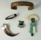 Set of assorted contemporary Southwestern jewelry.