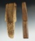 Pair of Inuit bone Adze heads/holders recovered in Alaska. Largest is 5 5/8