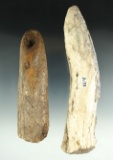 Pair of Elkhorn wedges found near Sauvies Island, Umatilla, Oregon. Largest is 7