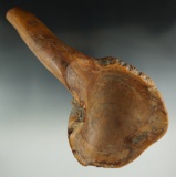 Nicely styled attractive vintage Burl Wood ladle that measures 8 3/8