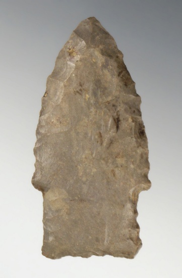 2 3/16" Paleo Stemmed Lanceolate Dart Point found in Ohio.