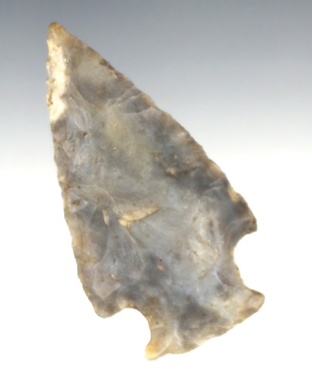 2 9/16" Hopewell Point made from high-quality Flint Ridge Flint found in Licking Co., Ohio.