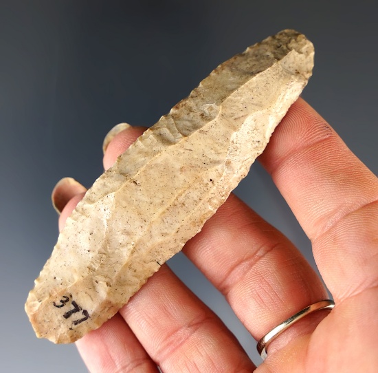 3 1/2" Paleo Knife found near Gainesville, Florida. Ex. Paul Bloser Collection.