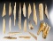 Group of 16 bone artifacts recovered in Kentucky, largest is 4 5/16.