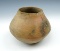 Nicely crafted ancient Prehistoric pottery vessel that is 4 1/2