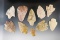 Set of 10 assorted Florida artifacts, largest is 1 11/16