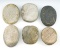 Set of six classic style, well used mano grinding stones found in New Mexico.