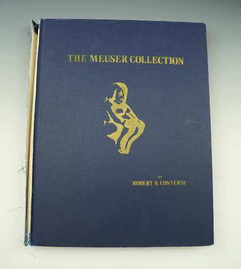 Hardcover book: "The Meuser Collection" by Robert Converse. Spine tight but cover at spine torn.