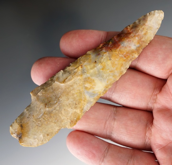 4  5/16" Adena knife made from beautiful Boyles Chert found in southern Ohio.