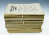 large set of 19 archaeological and historical quarterly journals in various conditions 1914-1919.
