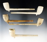 Set of 5 European Clay Trade Pipes in very nice condition.