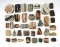 Group of 36 Prehistoric pottery shards salvaged into lids and game pieces found in New Mexico.