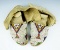 Pair of childrens Moccasins that are nicely beaded.