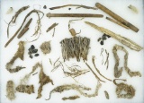 Large group of assorted perishable artifacts recovered from a site in New Mexico.