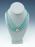 Attractive contemporary multi-strand necklace.