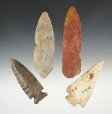 Set of 4 points found in the Midwestern U.S. The largest is 4 1/2