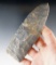 One of five truly exceptional hornstone Plano Blades ( lots 272-276) found together as a cache