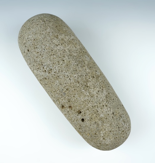 8 1/2" Long beautifully styled Pestle made from Limestone.