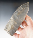 One of five truly exceptional hornstone Plano Blades ( lots 272-276) found together as a cache