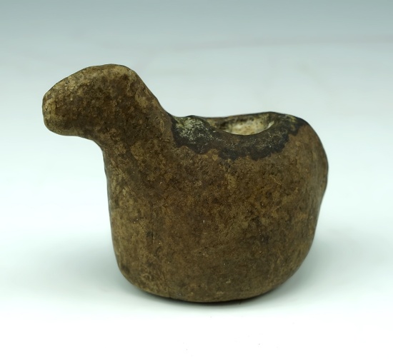 Well made and heavily patinated 1 13/16" tall Llama Canopa found in Peru. 