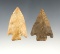 Pair of nice Ohio Pentagonal points in great condition. The largest is 2 1/8