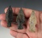 Set of 3 rare Paleo Kaiser points found in Coshocton Co., Ohio. All are nicely made.