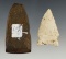 Pair of nice Arkansas artifacts including a Celt and a nice point. The largest is 2 5/8