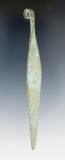 Fine 3 13/16" Roman Bronze Spearpoint Pendant.