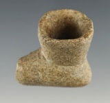 Nicely polished Steatite Pipe that measures 1 3/8