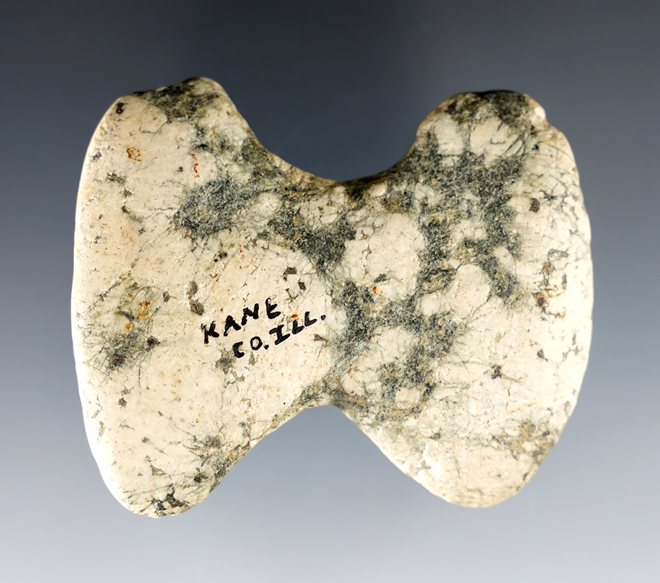 2 1/8" Winged Bannerstone undrilled. Found in Proxibid