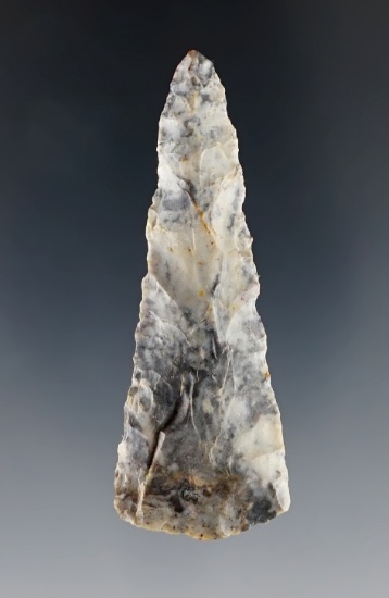 2 1/2" Triangle Point found in Madison Co., Ohio. Ex. Bill Likens collection.