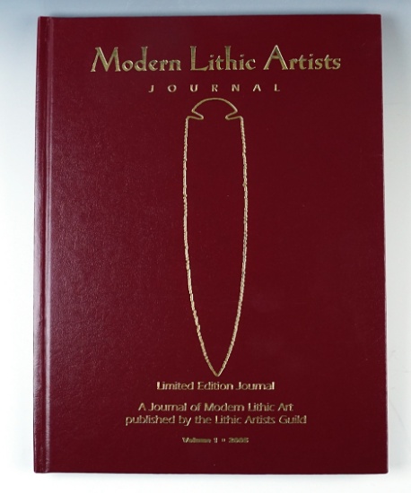 Hardcover Book: "Modern Lithic Artists Journal" limited edition, #128  of 250. Like-new condition.