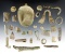 Set of 29 misc. artifacts including a Spoon, Beads, Thimble, Brass Kettle Lug and more. New York.
