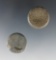 Pair of miniature discoidal the very nicely polished recovered in Michigan.