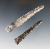 Pair of Pin Drills that are well made. Found in the Kentucky/Tennessee area. The largest is 3 1/2