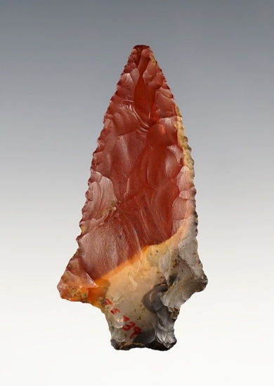 2 9/16" Pickwick made from highly colorful and sought-after Horse Creek Chert.