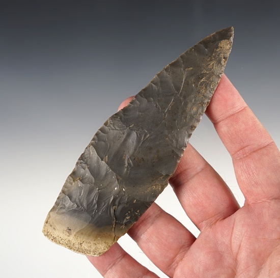 Exceptional 5 3/8" Hornstone Blade found in Kentucky. Ex. Hockersmith collection.