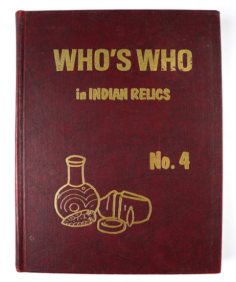 Hardback Book: Who's Who in Indian Relics No. 4 - First Edition.